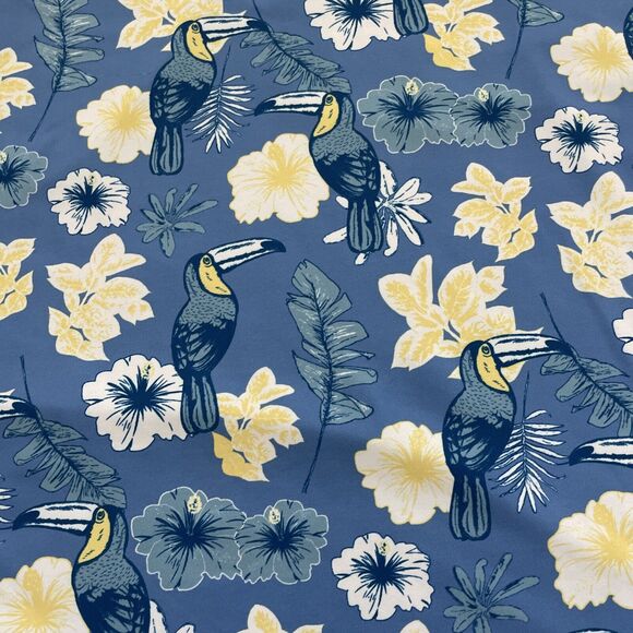 Tipsy Elves Hawaiian Shirt Button Up XL TOUCAN Beachy Surf Golfing Preppy Floral - Picture 4 of 8